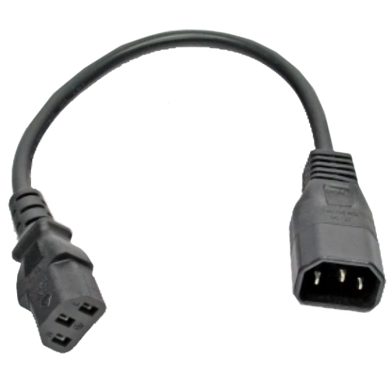 Kingda С13-C14, 0.3 м, 0.75 мм2 Шнур живлення - Серверні аксесуари