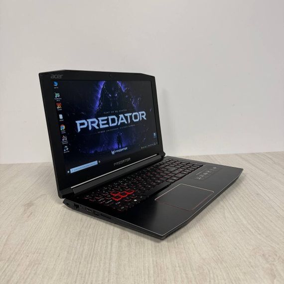 Игровой ноутбук Б-класс Acer Predator Helios 300 G3-571 / 15.6" (1920x1080) IPS / Intel Core i7-7700HQ (4 (8) ядра по 2.8 - 3.8 GHz) / 8 GB DDR4 / 256 GB SSD + 1000 GB HDD / nVidia GeForce GTX 1060, 6 GB GDDR5, 192-bit / WebCam б/у | Зображення 2