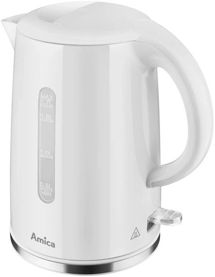 Електрочайник Amica KF1001 1.7 л білий | Зображення 1