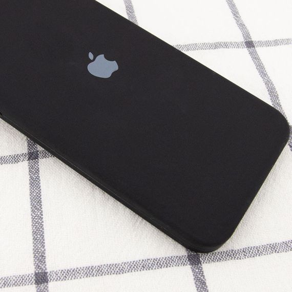 Чехол Silicone Case Square Full Camera Protective (AA) для Apple iPhone 11 Pro Max (6.5") Черный / Black | Зображення 1
