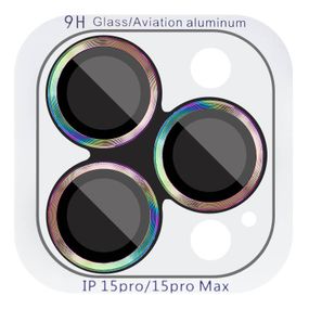 Захисне скло Metal Classic на камеру (в упак.) для Apple iPhone 15 Pro (6.1") / 15 Pro Max (6.7")