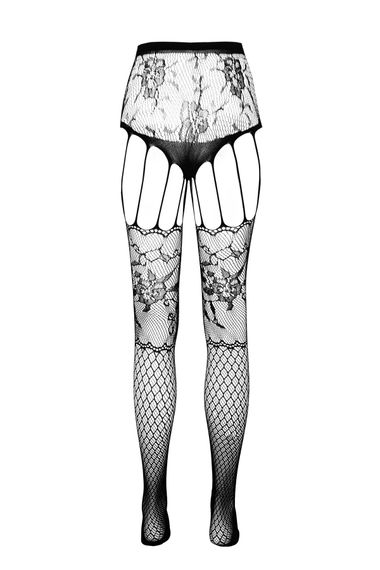 Колготки-бодистокинг Passion ECO S004 one size Белые | Зображення 6