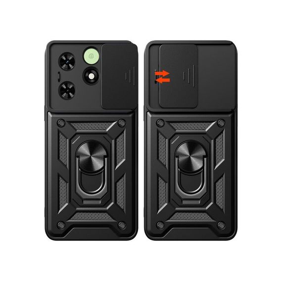 Чохол до мобільного телефона BeCover Military Tecno Spark 20C (BG7n) Black (710685) | Зображення 1