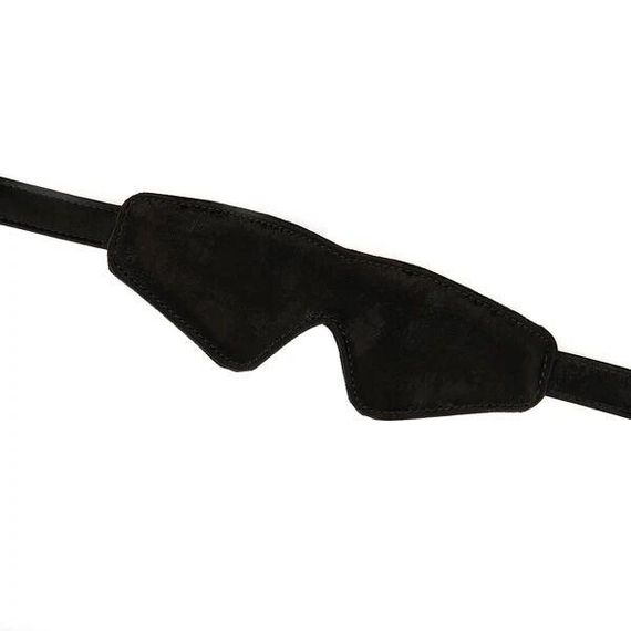 Маска на очі Liebe Seele Boudoir Amor Blindfold Black, щільне прилягання, оксамитовий фініш Sex Aura | Зображення 2