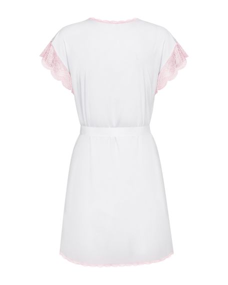 Пеньюар Obsessive Girlly peniuar biały S/M | Зображення 5