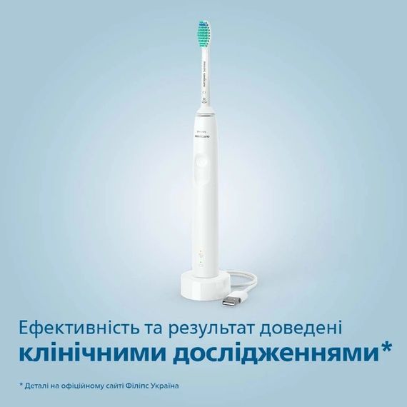 Електрична зубна щітка Philips Sonicare HX3671/13 Gemini (серія 3100) White | Зображення 8