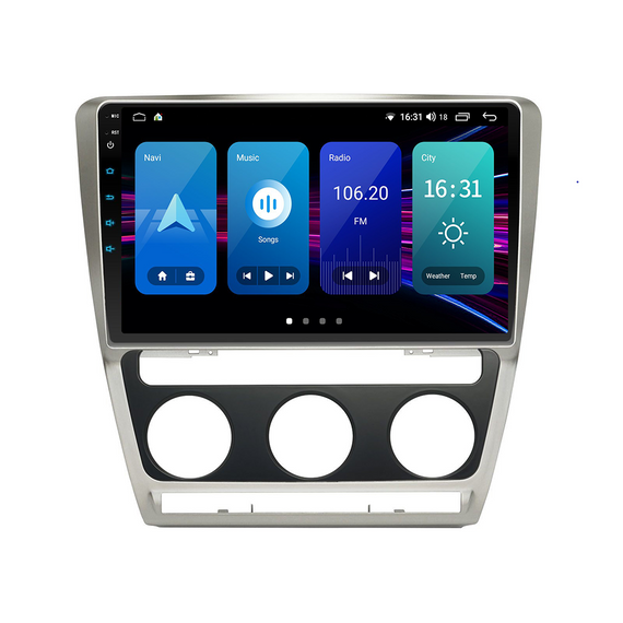 Штатна магнітола Torssen Skoda Octavia A5 08-13 silver NF10 Carplay | Зображення 1