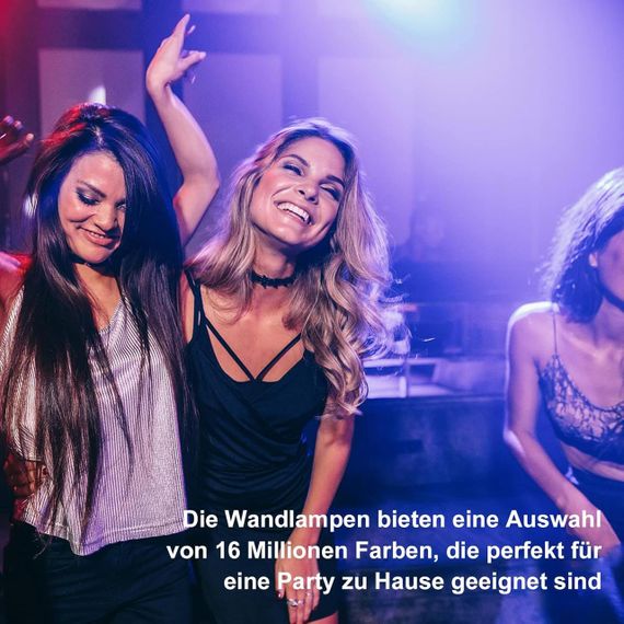 Настінний світильник світлодіодний смарт SNADER 6W LED RGB WiFi квадратний для дому та вулиці, управління додатком та голосом | Зображення 7