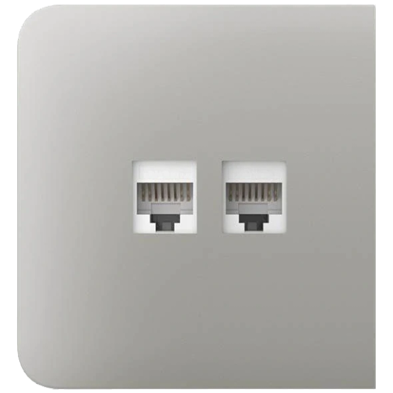 Ajax SideCover (LAN) oyster Фронтальна панель - Розетки