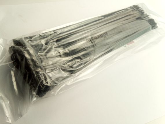 Хомут пластиковий APRO 300х5 (100 шт. у уп.) чорний, 1 ПАКОВКА (CT-B5300) | Зображення 2