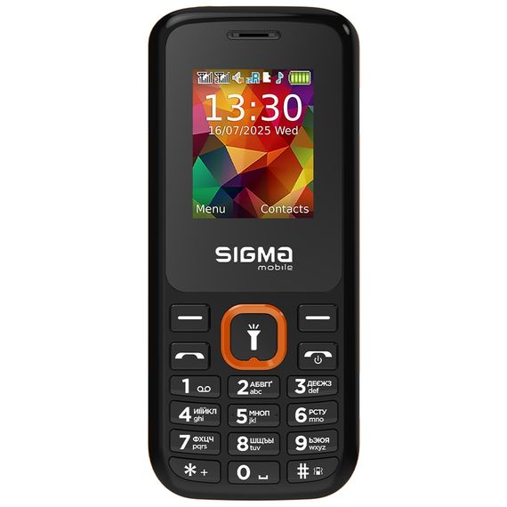 Мобільний телефон Sigma X-style 171 MINI Track Black-Orange (4827798813737) | Зображення 1