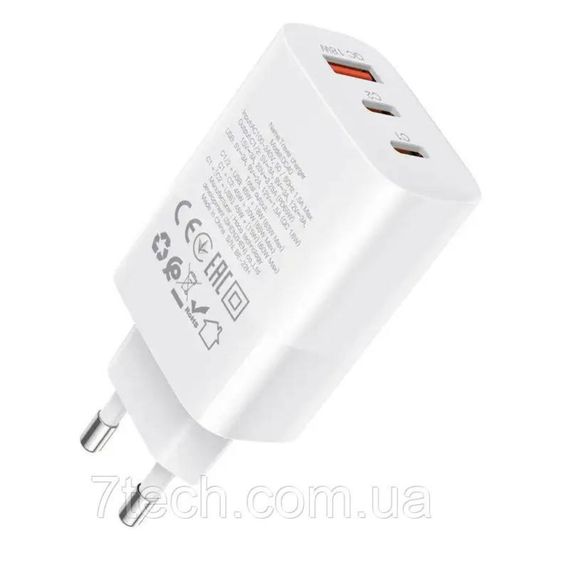 Мережевий Зарядний Пристрій XPRO DC40 PD 65W + QC3.0 білий (33287-01_634) | Зображення 5