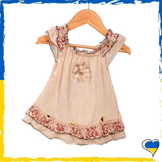 Костюм дитячий для дівчинки. Костюм дитячий. Костюм льон | Зображення 1