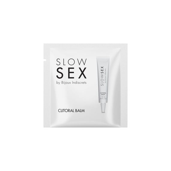 Пробник розігрівального бальзаму для клітора Bijoux Indiscrets Slow Sex Clitoral balm
