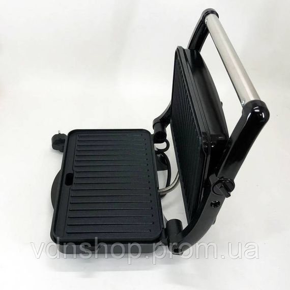 Гриль барбекю контактний Rainberg, Електричний гриль з регулюванням рифлений електричний RZ-81 | Зображення 5