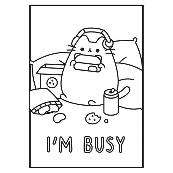 Розмальовка YES Pusheen 743229 8 аркушів | Зображення 1