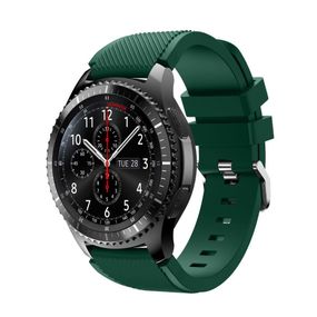 Силиконовый ремешок Primo для часов Samsung Gear S3 Classic SM-R770 / Frontier RM-760 - Army Green