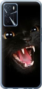 Чехол на Oppo A16 Чёрная кошка "932u-2469-17620"