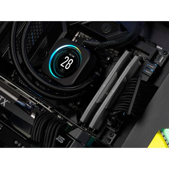 Модуль пам'яті для комп'ютера DDR5 32GB (2x16GB) 5600 MHz Vengeance Cool Gray Corsair (CMK32GX5M2B5600Z36) | Зображення 7