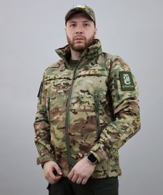 Куртка softshell Ultimatum Patrol Мультикам, Демісезонна тактична армійська куртка софтшелл ЗСУ 60-62