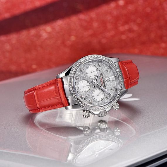 Жіночий годинник Pagani Design PD-1730 Silver-Red | Зображення 1