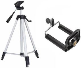 Універсальний штатив Tripod 330A (135 см) для камери з кріпленням для телефону