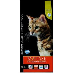Сухий корм із лососем для стерилізованих котів Farmina Matisse Neutered Salmon, 10 кг