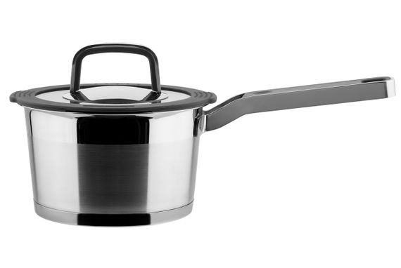 Кухонний ковш Vinzer Moderno 50070, 1.5 л, 16 см, з нержавіючої сталі для всіх типів плит | Зображення 1