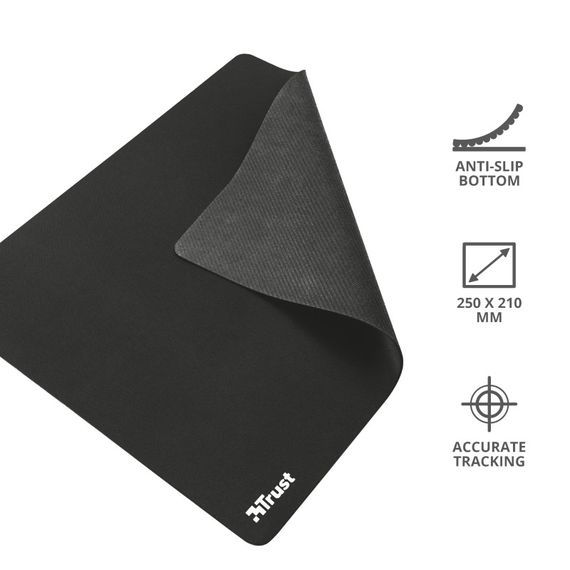 Игровая поверхность TRUST Mouse Pad M Black (250*210*3 мм) (24193_TRUST) | Зображення 3