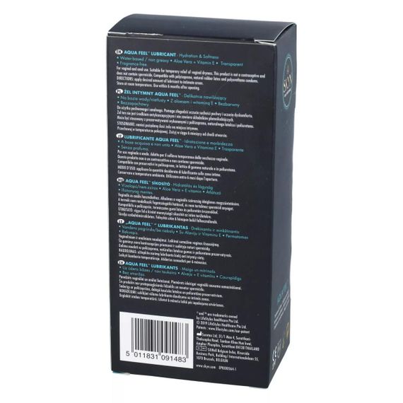 Лубрикант на водной основе SKYN Aqua Feel 80 мл, экстракт алоэ и витамин Е sexstyle | Зображення 2