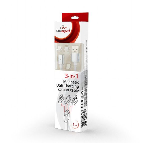Кабель Cablexpert CC-USB2-AMLM31-1M, USB 2.0  AM-папа/Lightning/Micro/Type-C USB, 1.0 м. | Зображення 4