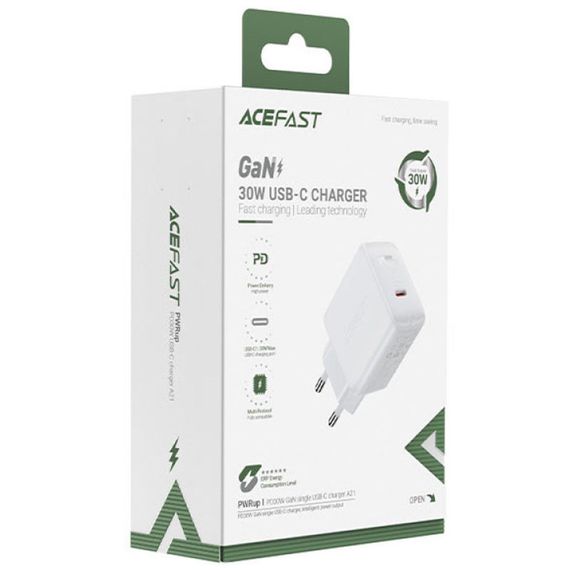 СЗУ Acefast A21 30W GaN single USB-C | Зображення 3
