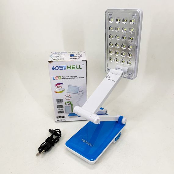 Настільна лампа Topwell 1019 Синя акумуляторна світлодіодна регуляція рівня нахилу. Колір: синій KX-99 | Зображення 2