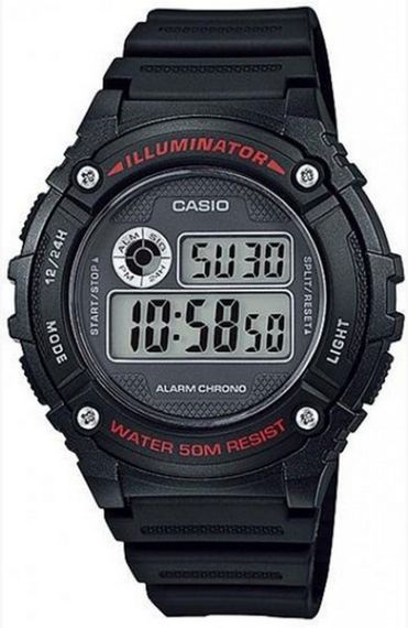 Часы наручные мужские Casio W-216H-1AVEF (модуль №3435)