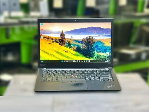Ультрабук Б-класс Lenovo ThinkPad T495s / 14" (1920x1080) IPS / AMD Ryzen 7 PRO 3700U (4 (8) ядра по 2.3 - 4.0 GHz) / 16 GB DDR4 / 256 GB SSD M.2 / AMD Radeon Vega 10 Graphics / WebCam / Win 11 Pro б/у | Зображення 1