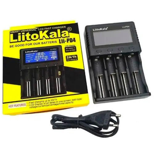 Универсальная зарядка для аккумуляторов LiitoKala Lii-PD4, 4хАА/ ААА/ A/ 14500/ 16340/ 18350/ 18650/ 26650 | Зображення 2