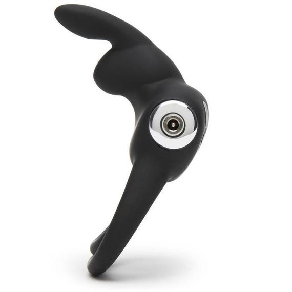Подвійне ерекційне кільце з вібрацією Happy Rabbit Stimulating Rechargeable Rabbit Cock Ring | Зображення 1
