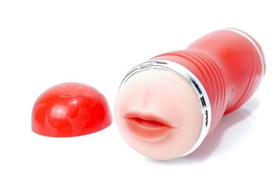 Мастурбатор із двома входами OYO - Double Pump RED, YQM-205 Sex Aura | Зображення 5