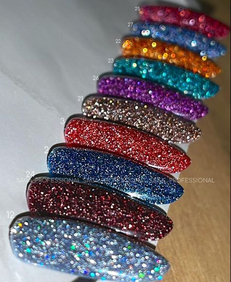 Світловідбиваючий гель-лак SAGA 22 Fiery 9мл | Зображення 8