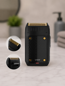 Мужская электробритва VGR V-353 USB / Аккумуляторный шейвер / Портативная бритва Шейвер для сухого бритья