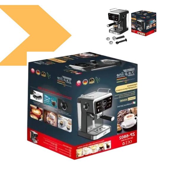 Кофемашина «Холодное горячее экспрессо» XPRO ZP-6802 (45456-ZP-6802_3095) | Зображення 4