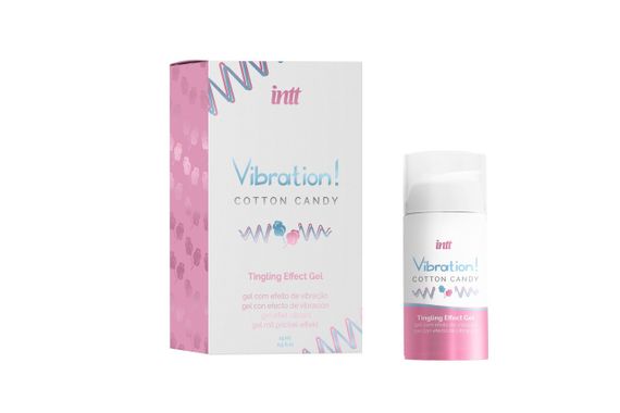 Жидкий вибратор Intt Vibration COTTON CANDY NEW 15 ml Sex Aura