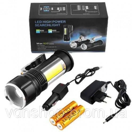 Ліхтарик світлодіодний ручний акумуляторний портативний, Потужний світлодіодний ліхтар OR-69 | Зображення 5