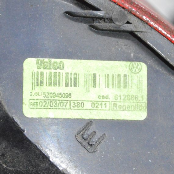 Ліхтар задній правий Volkswagen Fox 2003-2015 Фара стоп задня права Фольксваген Фокс 5Z0945096 | Зображення 3
