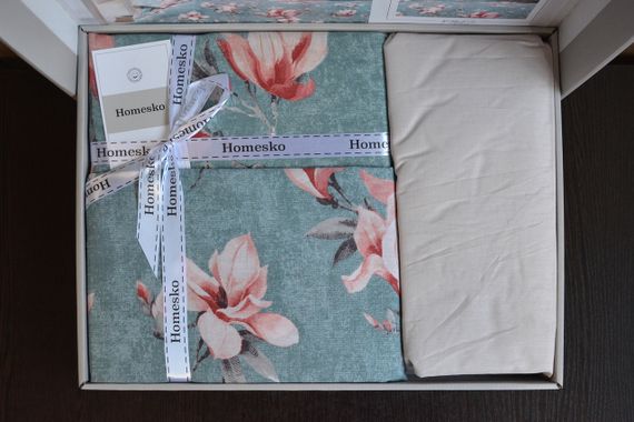 Постільна білизна First Choice Homesko Ranforse сімейний 160 х 220 см Marea Blue | Зображення 3