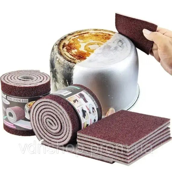 Абразивная губка для чистки посуды sandpaper AND-5599 | Зображення 1