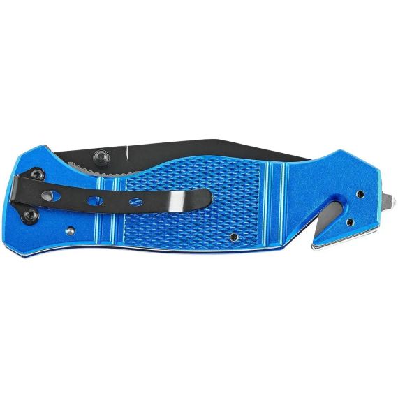 Складаний армійський ніж Skif Plus Lifesaver, колір – Синій, нержавіюча сталь, складаний ніж для військових | Зображення 4