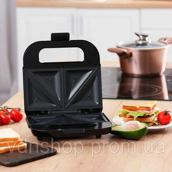 Бутербродниця мультимейкер MAGIO, Сендвічниця гриль для будинку, Бутербродниця на подарунок GU-25 | Зображення 6