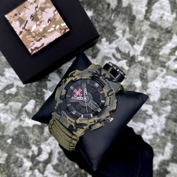 Patriot 005CMGRSU ЗСУ Зелений камуфляж Паракордовий ремінець Army Green + Коробка. | Зображення 2
