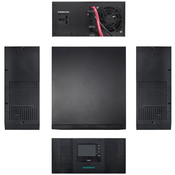 ДБЖ Marsriva MR-UT1200, 1200ВА/1000Вт, чиста синусоїда змінного струму, без АКБ, 12B | Зображення 1